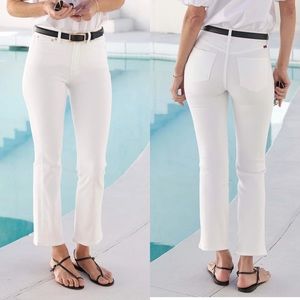 AYR The Pop Salt Water White Straight Leg Jeans